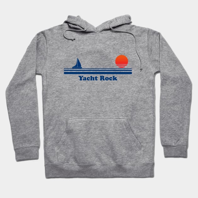 Yacht Rock Sunset Hoodie by GloopTrekker